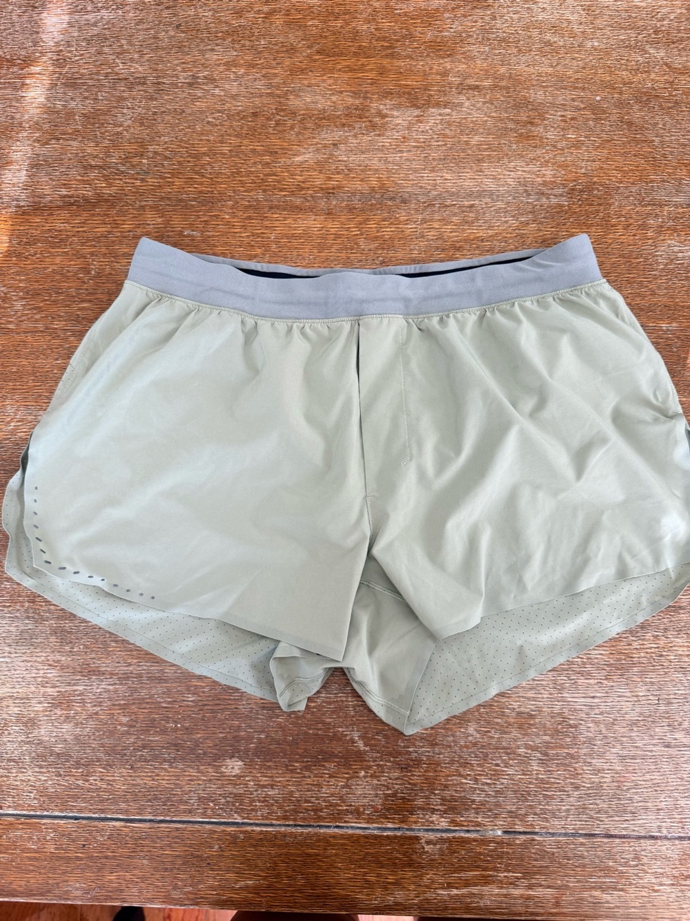 lululemon athletica Sage Green Running Shorts